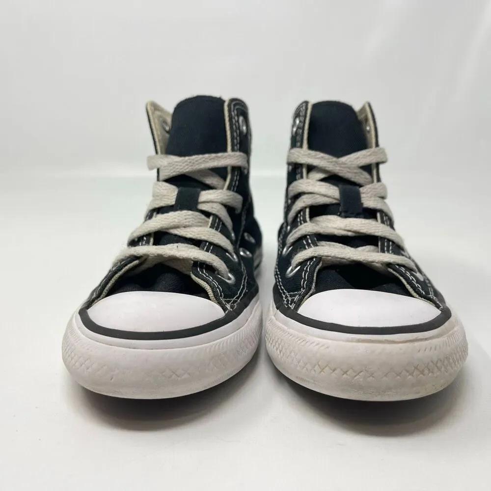 Converse Chuck Taylor All Star High Top Black White Sneakers 3j231 Youth size 12